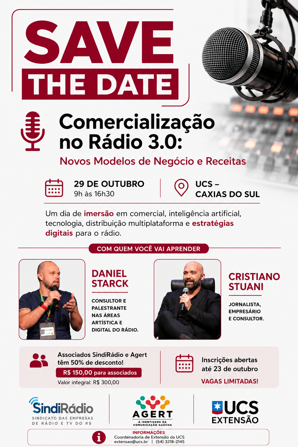 Save the Date  Comercialização no Rádio 3.0
