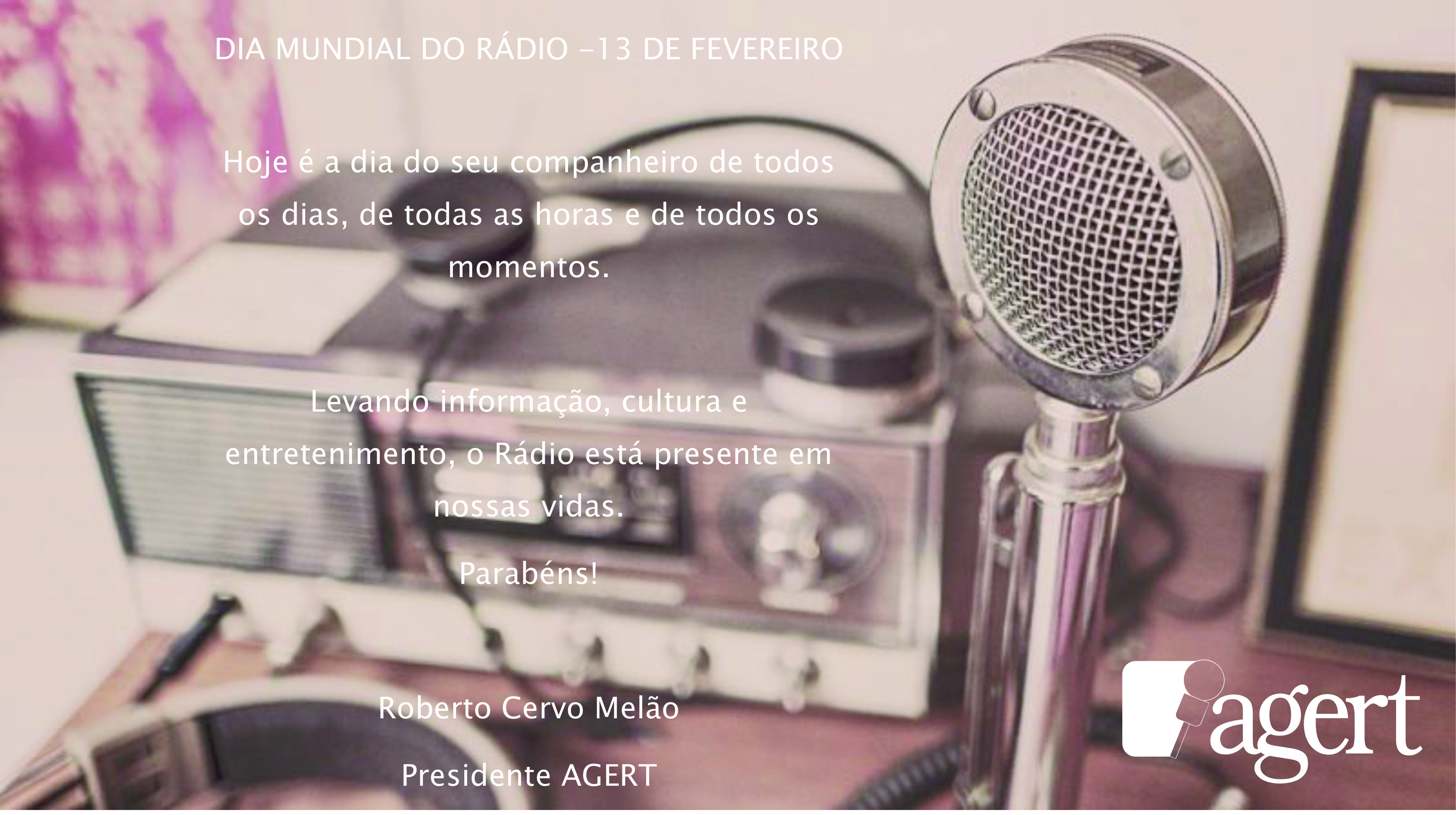 dia do rádio - arte